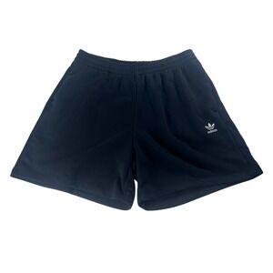Adidas Originals Womens HC0630 Black Trefoil Athletic Shorts Size Medium NWT
